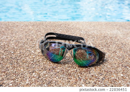 Glasses for swimming on a cement floor 22836451
