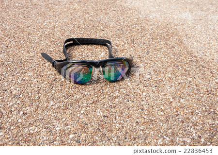 Glasses for swimming on a cement floor 22836453