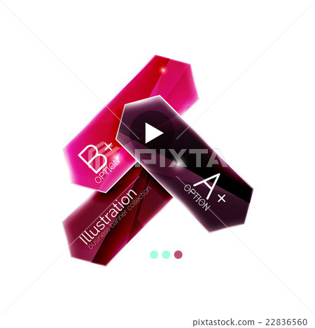 Arrow infographics element 22836560