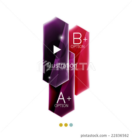 Arrow infographics element 22836562