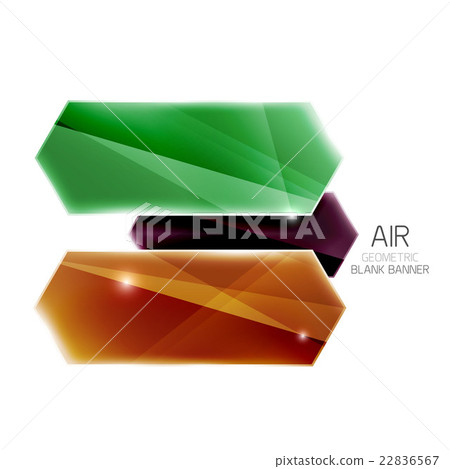 Blank colorful glossy arrow stripes for text 22836567