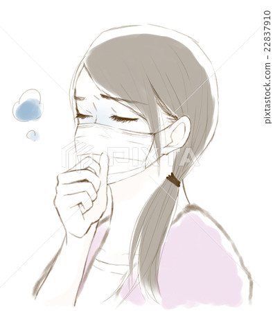 Mask female blue face Mask female blue face 22837910