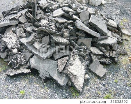 Asphalt wreckage Asphalt wreckage 22838292
