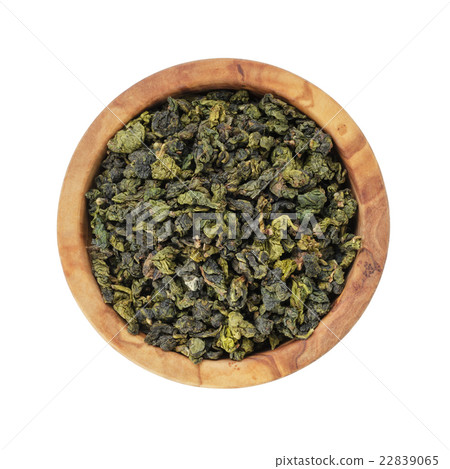 oolong green tea heap in bowl oolong green tea heap in bowl 22839065