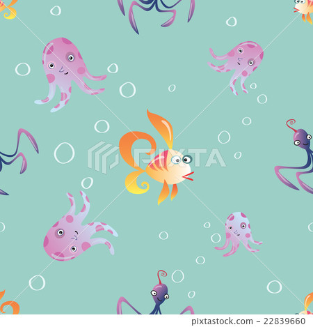 marine seamless pattern background 22839660