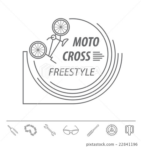 Bicycle thin line design logo template 22841196