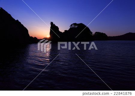 Jodogahama海灘的黎明 22841876