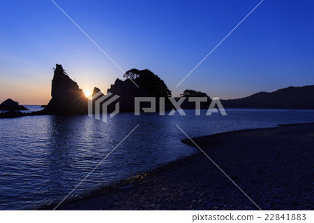 Jodogahama海灘的黎明 22841883