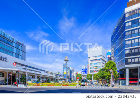 Scenery in front of the Kitaguchi station in Tokyo Kichijoji station 22842433