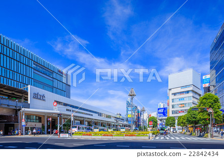 在東京吉祥寺站的Kitaguchi車站前的風景 22842434
