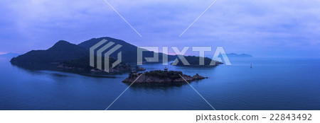 Morning panorama of Senzhenjima 22843492