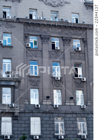 facade of the old house in Kiev facade of the old house in Kiev 22844137