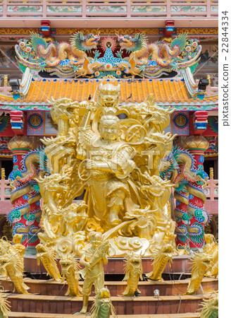 Statue of Naja god in Najasataisue Chinese Shrine Statue of Naja god in Najasataisue Chinese Shrine 22844334