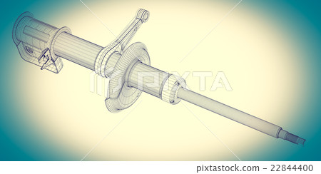 Shock car absorber Shock car absorber 22844400