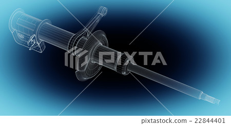Shock car absorber Shock car absorber 22844401