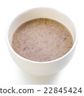 A bowl of buckwheat soup 22845424
