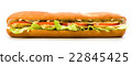 Sandwich with chicken 22845425