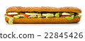 Sandwich with feta cheese 22845426
