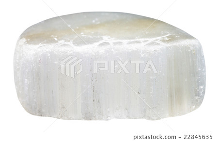 tumbled Ulexite (TV rock) stone isolated tumbled Ulexite (TV rock) stone isolated 22845635