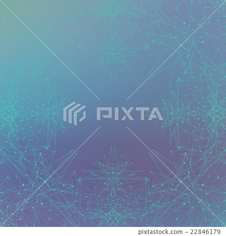 Graphic background molecule and communication 22846179