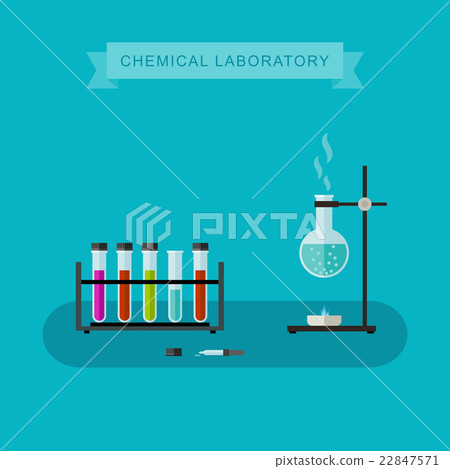 Chemical laboratory banner. 22847571