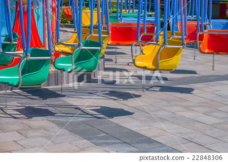 Colorful swing ride Colorful swing ride 22848306