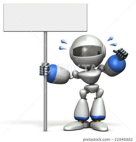 Cute robot to display will Cute robot to display will 22848882