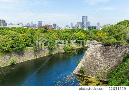 Fortification of Osaka Castle in Osaka 22851229