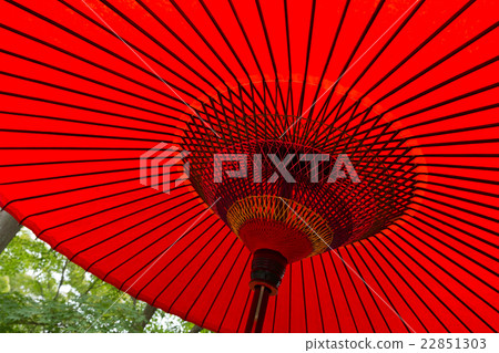 Japanese red umbrella Japanese red umbrella 22851303