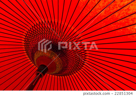 Red umbrella Red umbrella 22851304