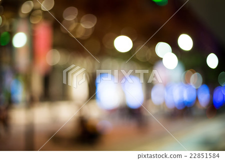 Night city street lights blur background 22851584