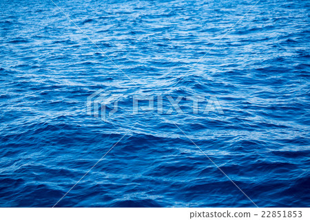 Blue sea surface Blue sea surface 22851853