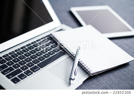 Laptop, tablet and note book Laptop, tablet and note book 22852108