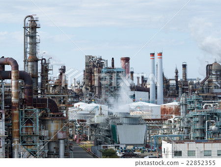 Petrochemical industrial plant at kawasaki Petrochemical industrial plant at kawasaki 22852355