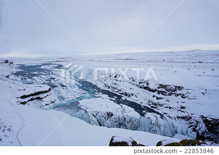Waterfall of Iceland · Guttlefoss Waterfall of Iceland · Guttlefoss 22853846