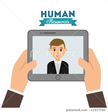Human resources design. Person icon. Isolated Human resources design. Person icon. Isolated 22857592