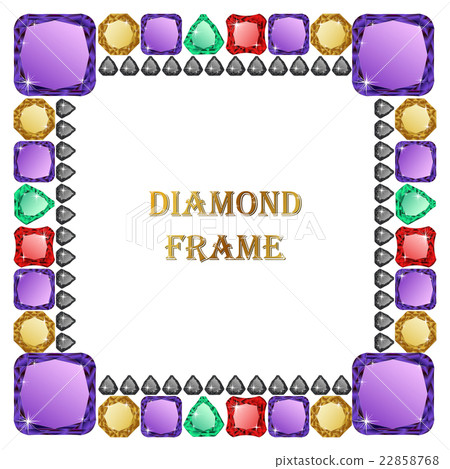 Diamond square frame Diamond square frame 22858768