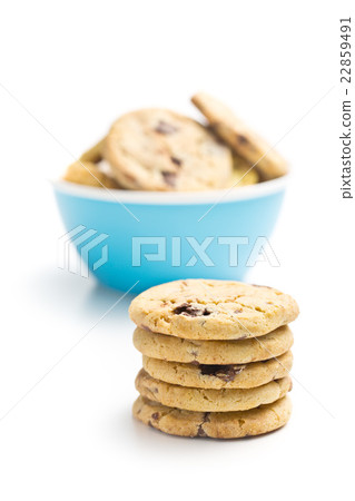 pile of chocolate cookies 22859491
