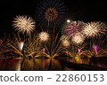 Nojiri Lake Lantern Sinking Fireworks Festival 22860153