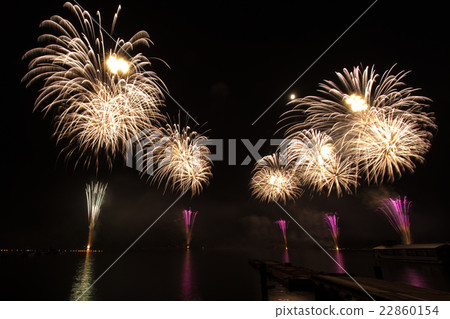 Nojiri Lake Lantern Sinking Fireworks Festival Nojiri Lake Lantern Sinking Fireworks Festival 22860154