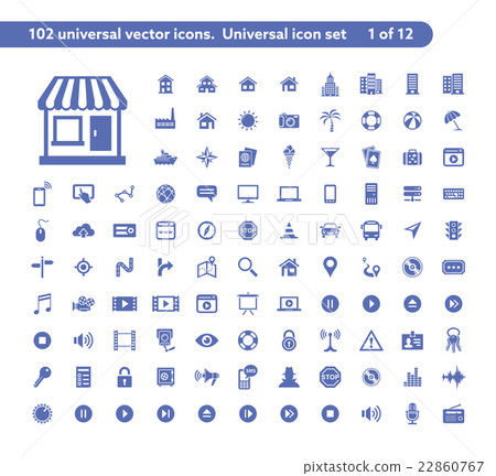 Universal web icons Universal web icons 22860767