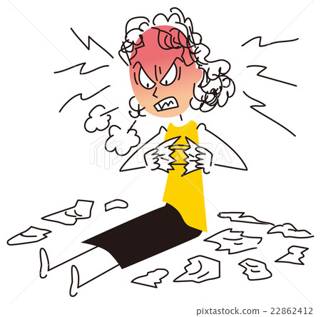 Hysterical lady 22862412