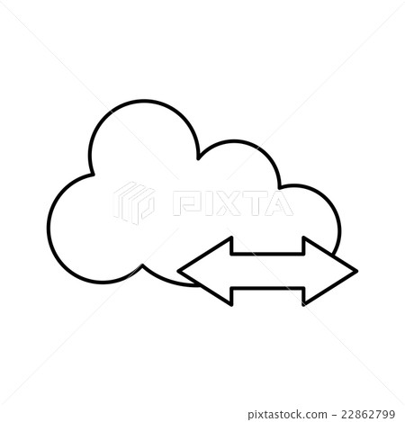 cloud concept illustration , vector cloud concept illustration , vector 22862799