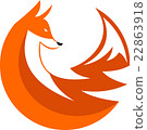 logo illustration fox element 22863918