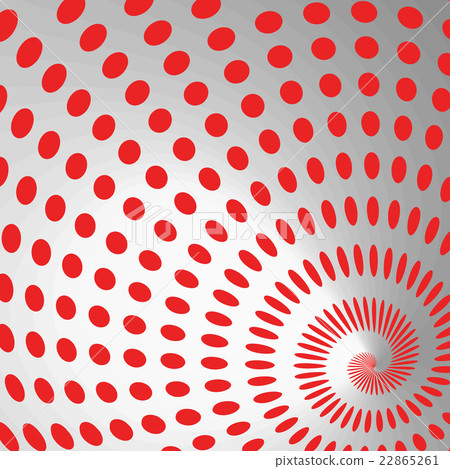 red color dots abstract vortex desing element 22865261