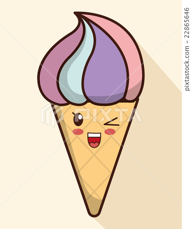 Ice cream design. Cartoon icon. dessert 22865646