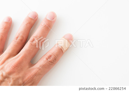帶膏藥和手指白背 帶膏藥和手指白背 22866254