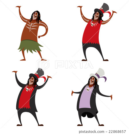 Set of voodoo sorcerers 22868657