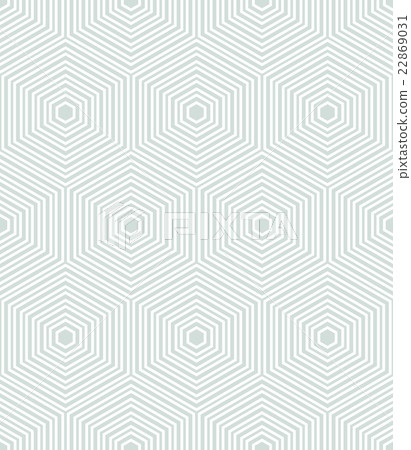 Seamless Abstract Pattern With Hexagons - Stock Illustration [22869031 ...