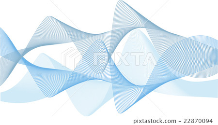 wave on white background wave on white background 22870094